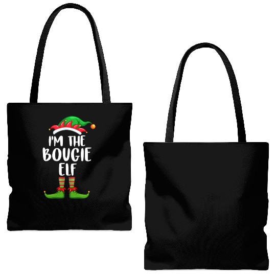 I'm The Bougie Elf Tote Bags (AOP) Matching Family Christmas