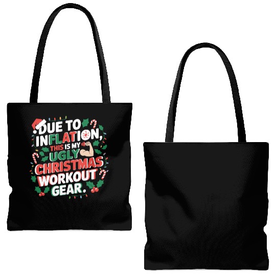 Inflation-Proof Christmas Workout Tote Bags (AOP)