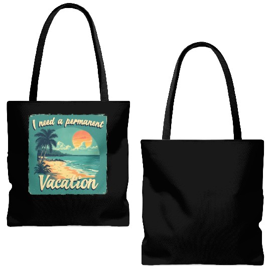 Sun, Sand, and Sea: Beach Bliss Tote Bags (AOP)