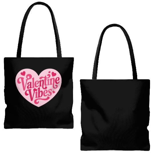 Valentines Day, Retro Valentine, Coquete Valentine Tote Bags (AOP)