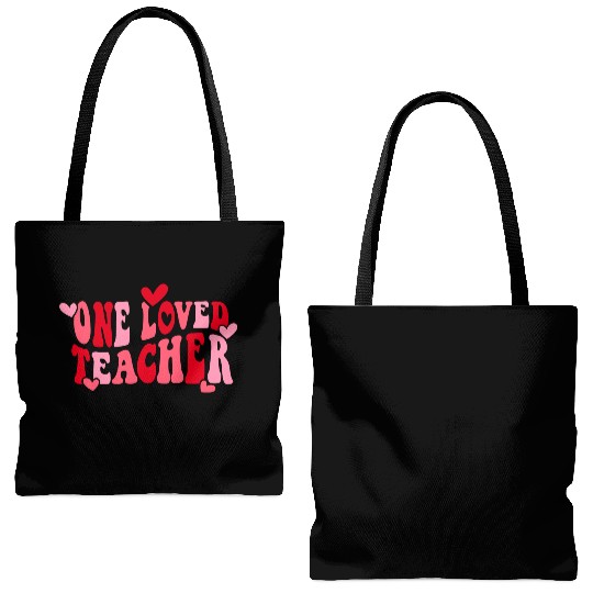 Valentines Day, Retro Valentine, Coquete Valentine Tote Bags (AOP)