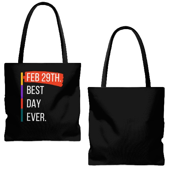 Feb 29th Best Day Ever – Leap Year Celebration Tote Bags (AOP)