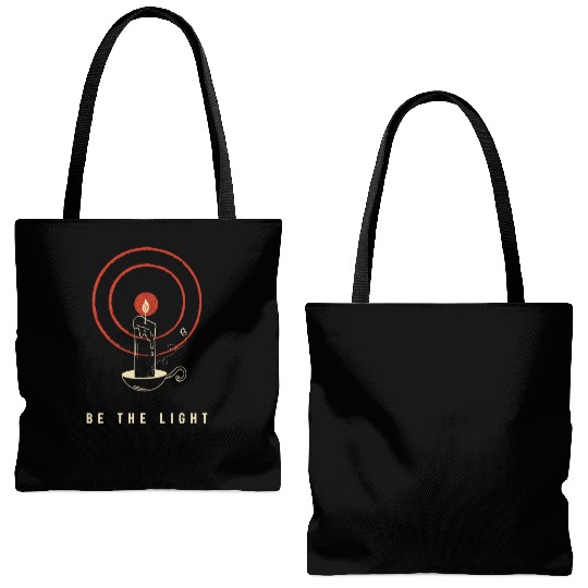 Be the Light Tote Bags (AOP)