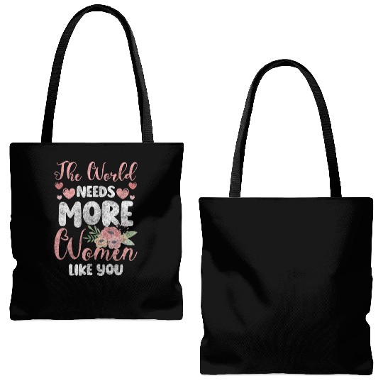 Women's Day Power Frida Kahlo Tote Bags (AOP)