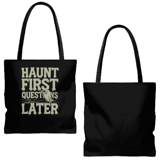 Paranormal Comedy Funny Ghost Humor Lighthearted Tote Bags (AOP)