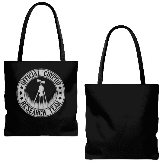 Cryptid Research Team Sirenhead Aliens Siren Head Tote Bags (AOP)