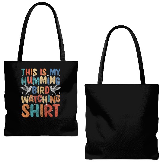 Hummingbird Nature Sign Tote Bags (AOP)