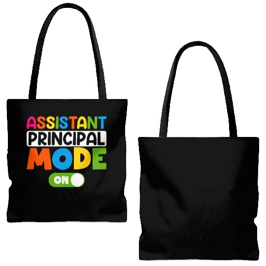 Assistant Principal Mode On 100 days of school Tote Bags (AOP)