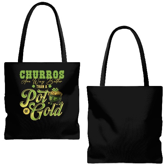 Churros Are Way Better Than A Pot Of Gold St Tote Bags (AOP)