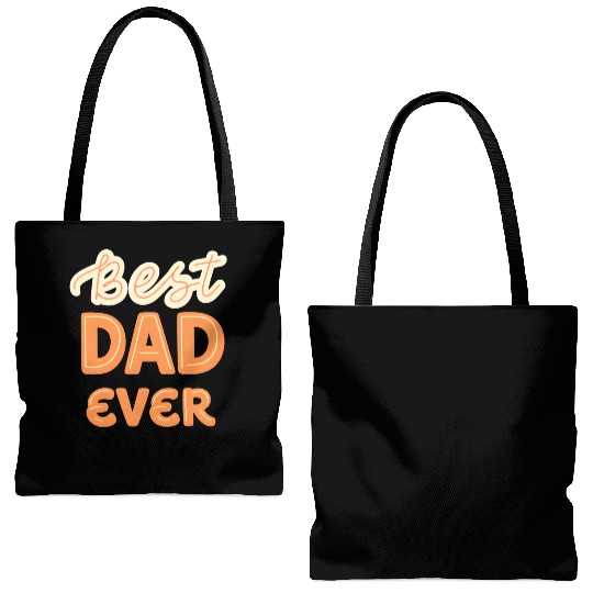 Best Dad Ever Tote Bags (AOP)