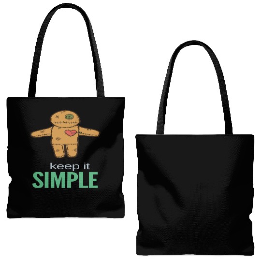 keep it simple Tote Bags (AOP)