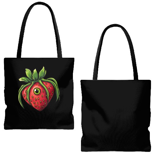 Strawberry Spider Strawberry Spider Tote Bags (AOP)