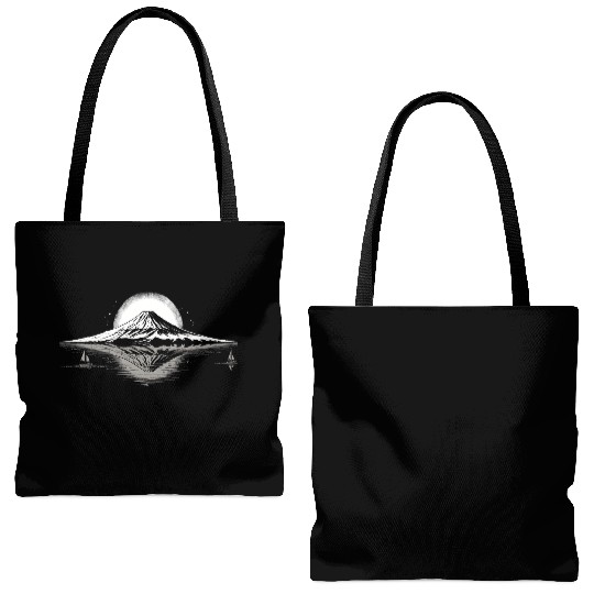 Mount Fuji Tote Bags (AOP)