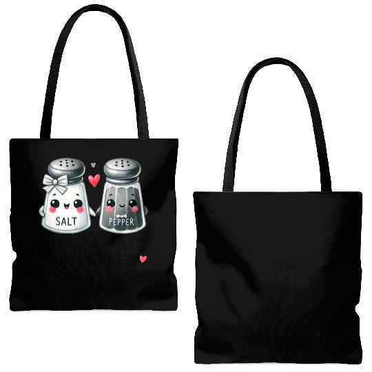 Salt to my Pepper Tote Bags (AOP)