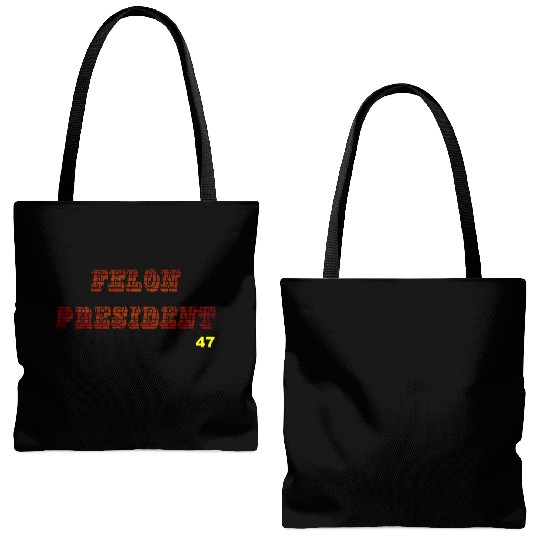 FELON PRESIDENT Tote Bags (AOP)
