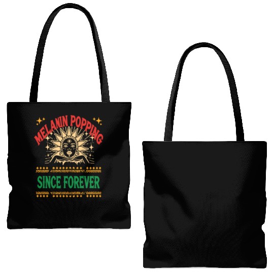 design melanin - gift idea black history month Tote Bags (AOP)