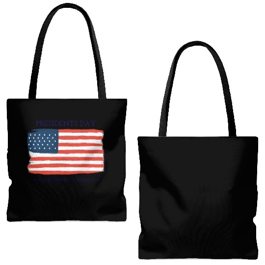 US flag.Presidents Day Tote Bags (AOP)