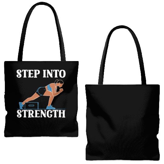 Bulgarian Squat Exercise Fitness Workout Gym Tote Bags (AOP)