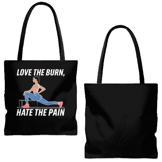 Bulgarian Squat Exercise Fitness Workout Gym Tote Bags (AOP)