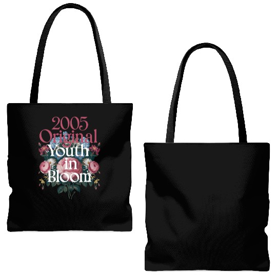 2005 Original Youth in Bloom Floral Tote Bags (AOP)