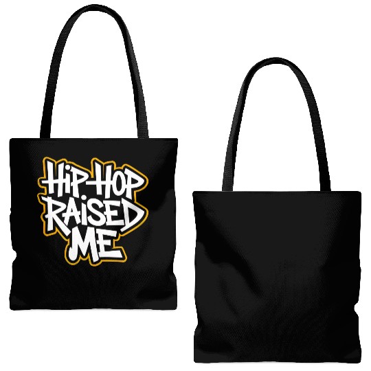 Hip-Hop Raised Me - Street Culture & Rap Legacy Tote Bags (AOP)