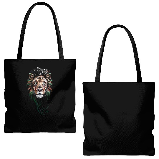 Afghanistan Lion Tote Bags (AOP)