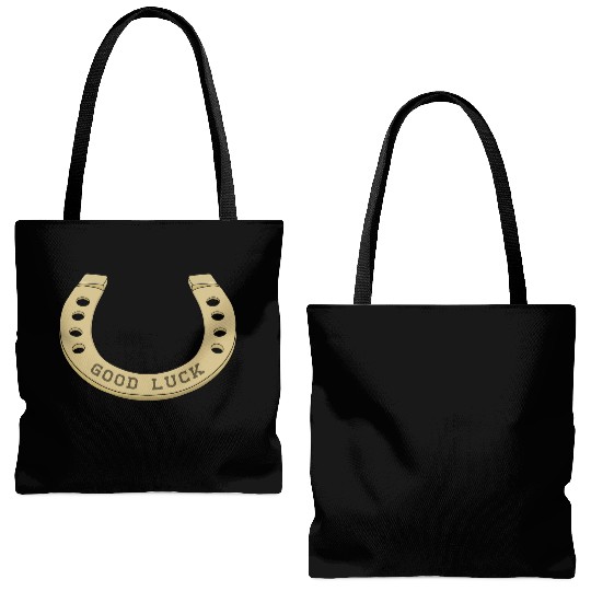 Cool Horseshoe for Lucky Days Tote Bags (AOP)