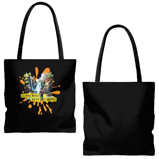 NEURODIVERGENT adhd noise Tote Bags (AOP)