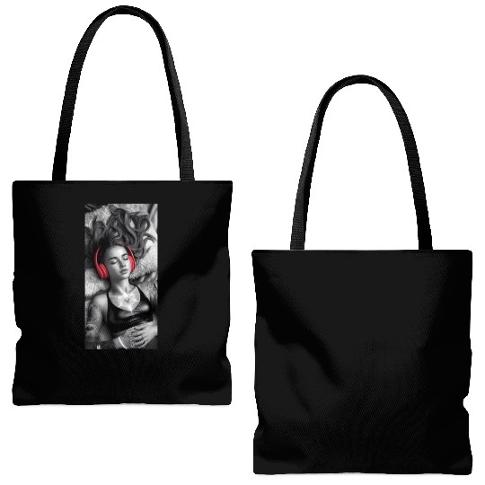 Aural Nirvana Tote Bags (AOP)
