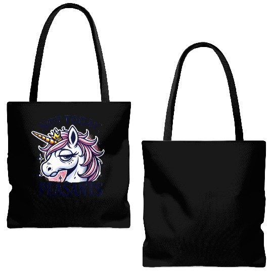 Cute Pony – Cute and cheerful pony art funny Pony Tote Bags (AOP)