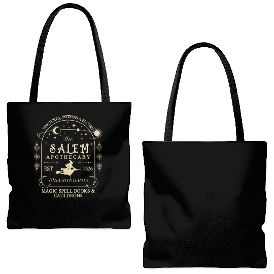 The Salem Apothecary Est 1626 Tote Bags (AOP)
