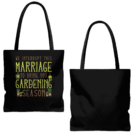 Plant Lover Gardening Husband Wife Tote Bags (AOP)
