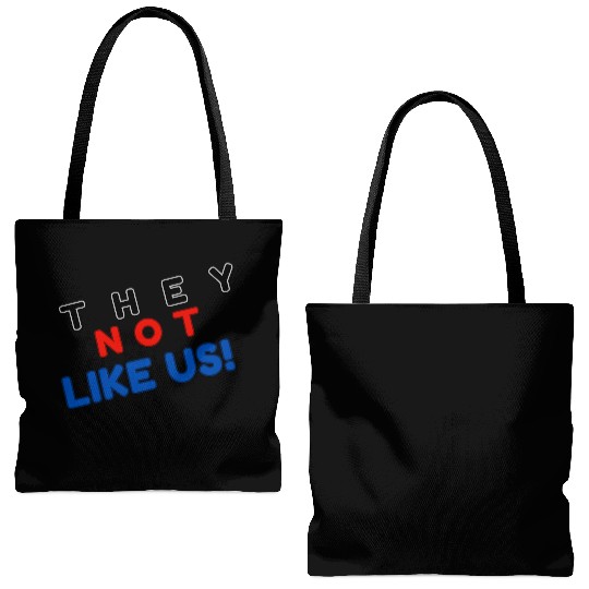 They Not like Us Tote Bags (AOP)