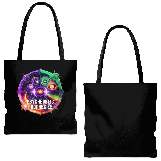 Psychedelic Prophecies - Future foretold Tote Bags (AOP)