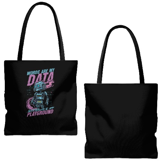 Computer Linguist Tote Bags (AOP)