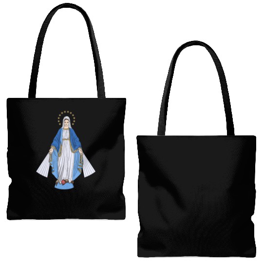 Mother Mary Tote Bags (AOP)
