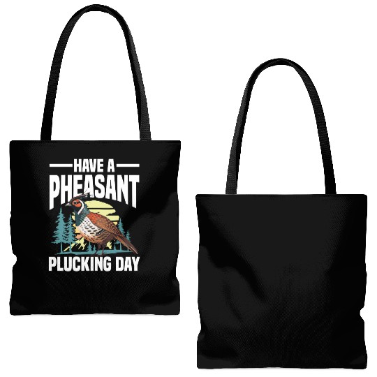 Pheasant Hunting for Hunters Tote Bags (AOP)