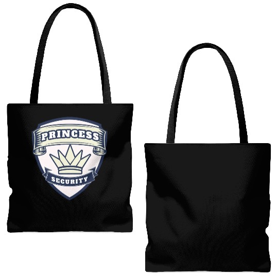 princess security birthday Tote Bags (AOP)