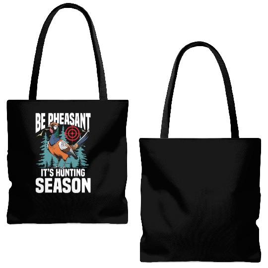 Pheasant Hunting for Hunters Tote Bags (AOP)