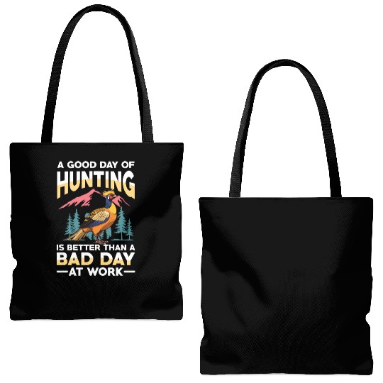 Pheasant Hunting for Hunters Tote Bags (AOP)