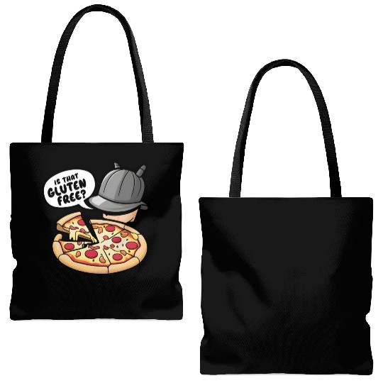 Is That Gluten Free? Gluten Intolerance Pizza Tote Bags (AOP)