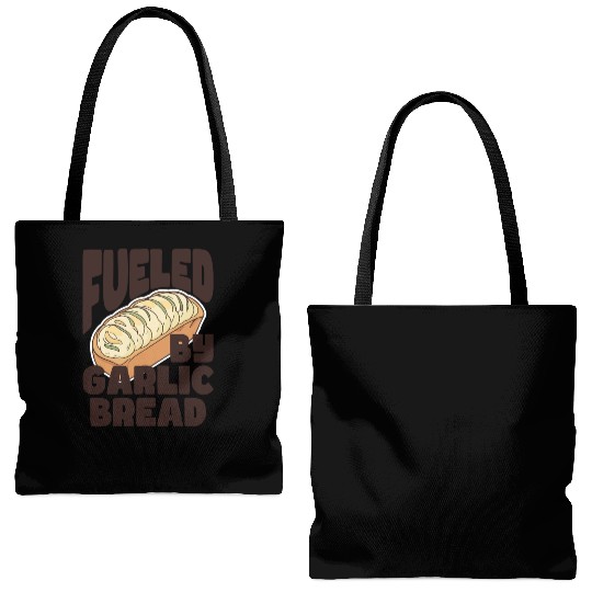 Fueled by Garlic Bread – Endless Power Tote Bags (AOP)