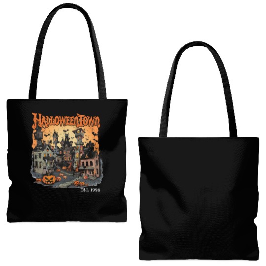 Halloween Town Tote Bags (AOP)