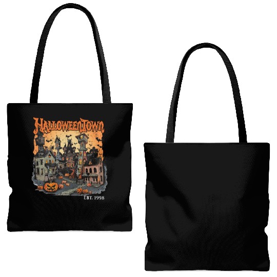 Halloween Town Tote Bags (AOP)