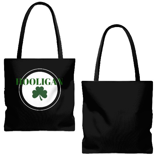 Hooligan with Clover Tote Bags (AOP)