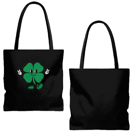 Wee Little Hooligan Cute St. Patrick's Day Irish S Tote Bags (AOP)