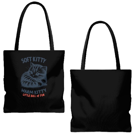 Soft Kitty Tote Bags (AOP)