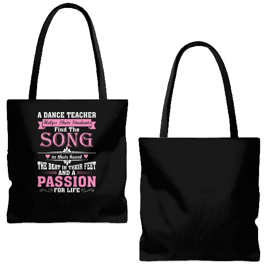 A Dance Teacher Helps Their Students Find The Song Tote Bags (AOP)