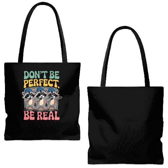 Three Cool Trash Panda Tote Bags (AOP)