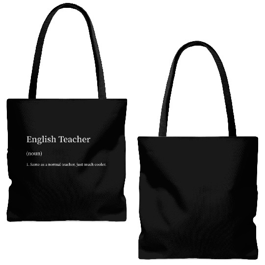 English Teacher Same as Normal Teacher Much Cooler Tote Bags (AOP)